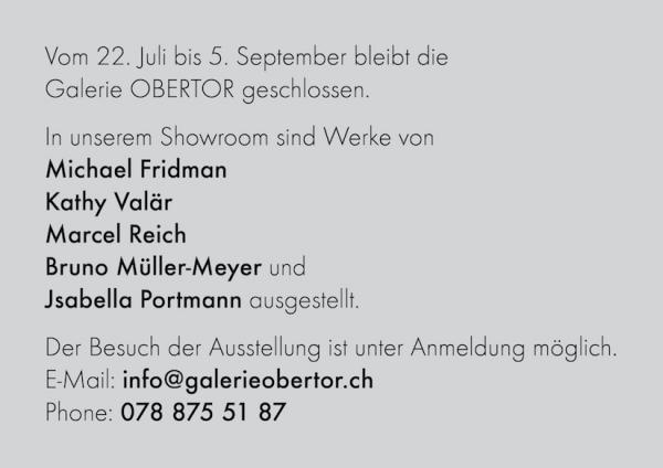 Ferien 2020 Galerie OBERTOR