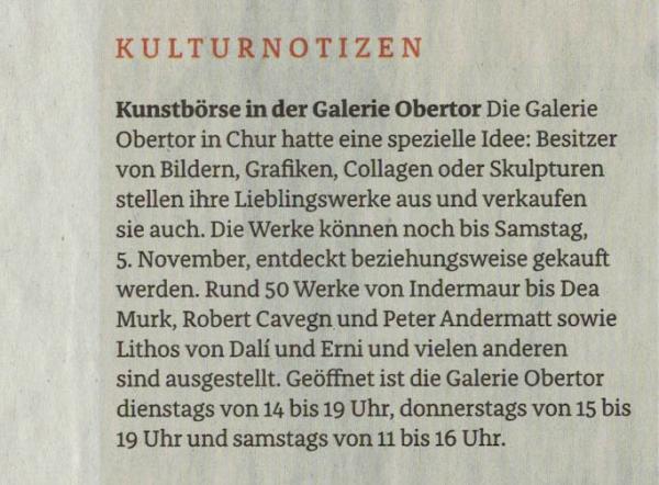 galerie obertor Kulturnotizen